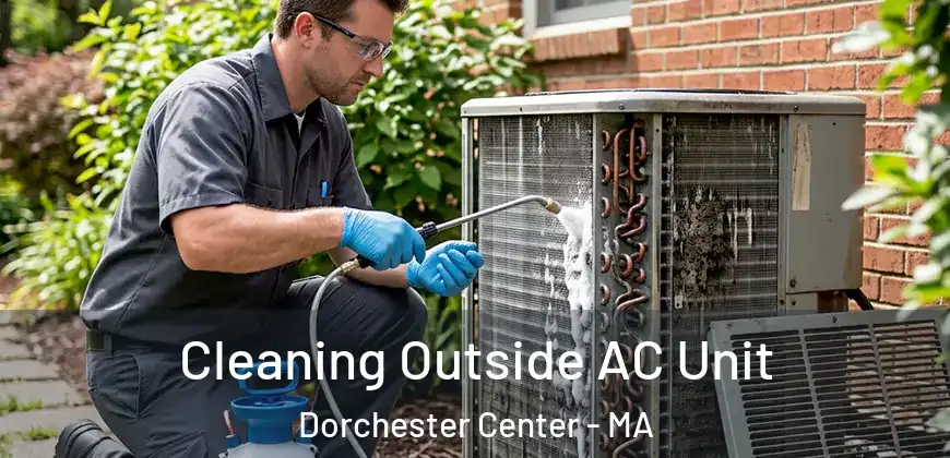 Cleaning Outside AC Unit Dorchester Center - MA