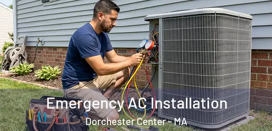  Emergency AC Installation Dorchester Center - MA