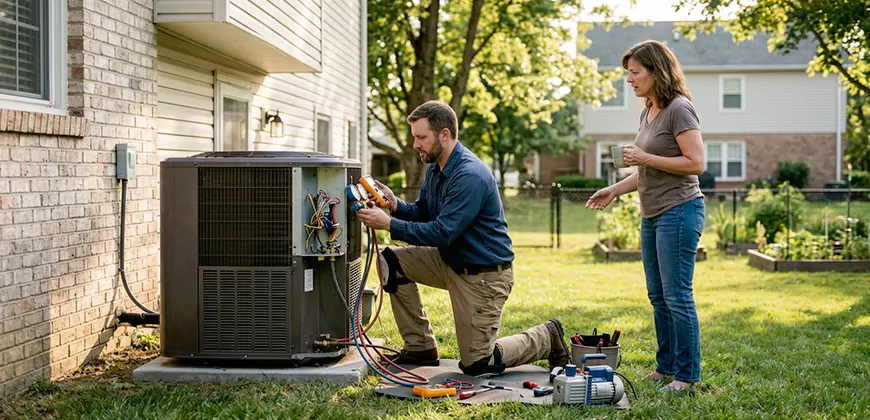 HVAC Replacement in Dorchester Center
