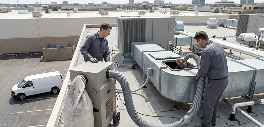 Commercial and Industrial Duct Cleaning in Dorchester Center
