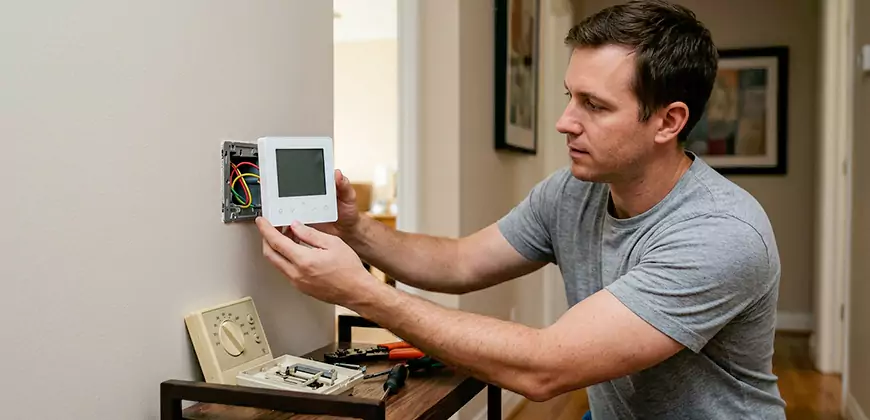 Heat Pump Thermostat Configuration in Dorchester Center